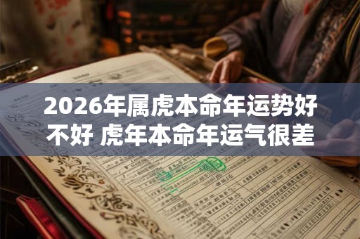 2026年属虎本命年运势好不好 虎年本命年运气很差吗