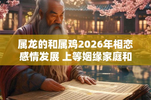 属龙的和属鸡2026年相恋感情发展 上等姻缘家庭和谐