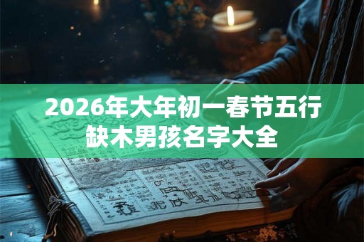 2026年大年初一春节五行缺木男孩名字大全 2026年大年初一春节五行缺木男孩名字大全