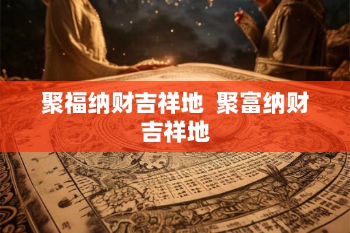 聚福纳财吉祥地  聚富纳财吉祥地