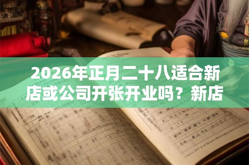 2026年正月二十八适合新店或公司开张开业吗？新店开业送什么花？