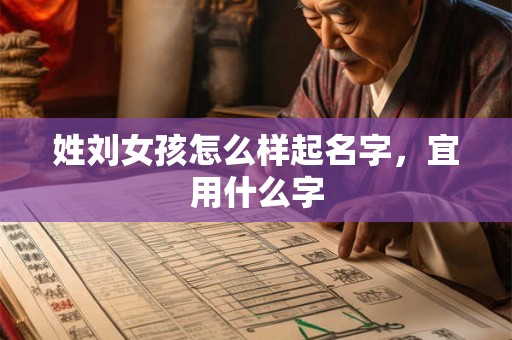 姓刘女孩怎么样起名字,宜用什么字 姓刘女孩怎么样起名字,宜用什么字