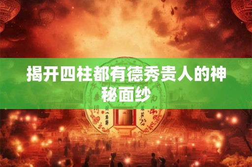 揭开四柱都有德秀贵人的神秘面纱
