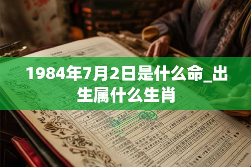 1984年7月2日是什么命_出生属什么生肖