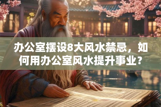 办公室摆设8大风水禁忌，如何用办公室风水提升事业？