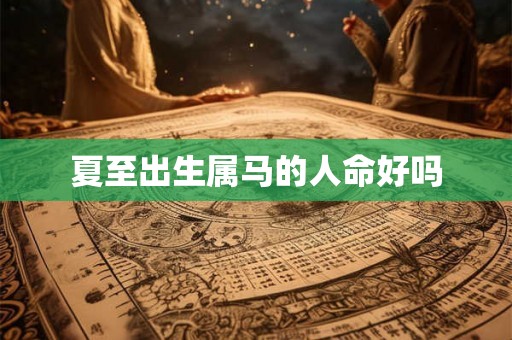夏至出生属马的人命好吗