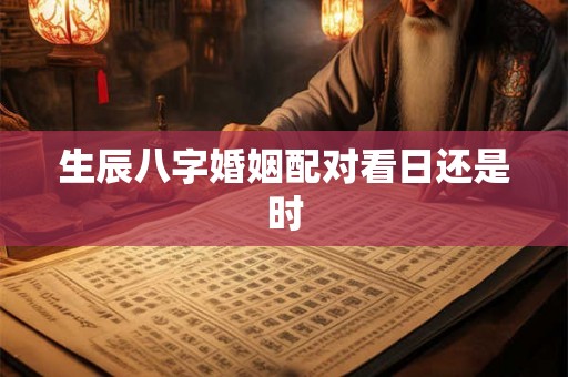 生辰八字婚姻配对看日还是时