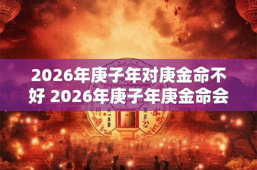 2026年庚子年对庚金命不好 2026年庚子年庚金命会受影响吗
