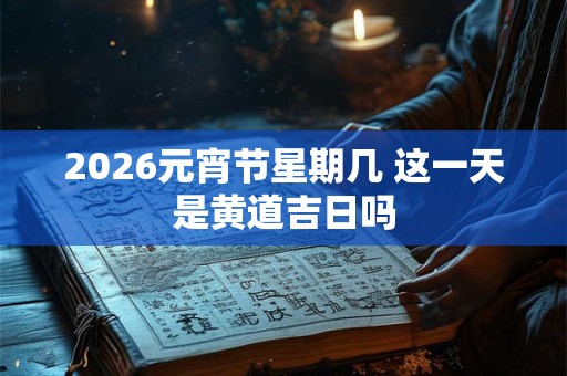 2026元宵节星期几 这一天是黄道吉日吗 2026元宵节星期几 这一天是黄道吉日吗
