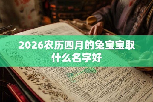 2026农历四月的兔宝宝取什么名字好