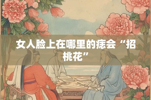 女人脸上在哪里的痣会“招桃花” 女人脸上在哪里的痣会“招桃花”