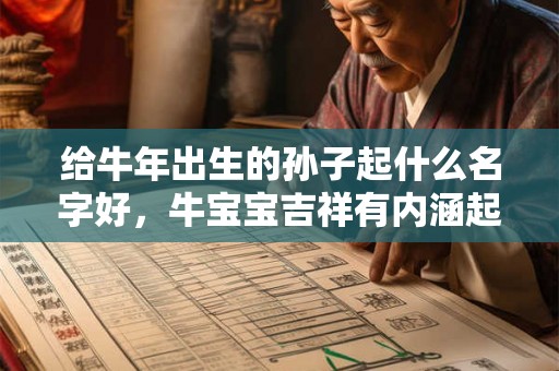 给牛年出生的孙子起什么名字好，牛宝宝吉祥有内涵起名技巧