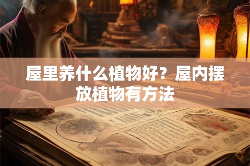 屋里养什么植物好？屋内摆放植物有方法