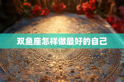 双鱼座怎样做最好的自己