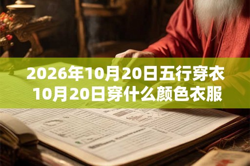 2026年10月20日五行穿衣 10月20日穿什么颜色衣服 2026年10月20日五行穿衣 10月20日穿什么颜色衣服