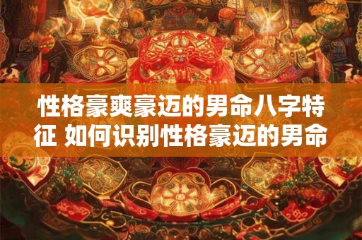 性格豪爽豪迈的男命八字特征 如何识别性格豪迈的男命八字