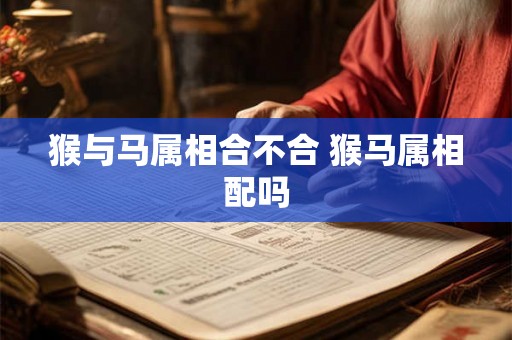 猴与马属相合不合 猴马属相配吗