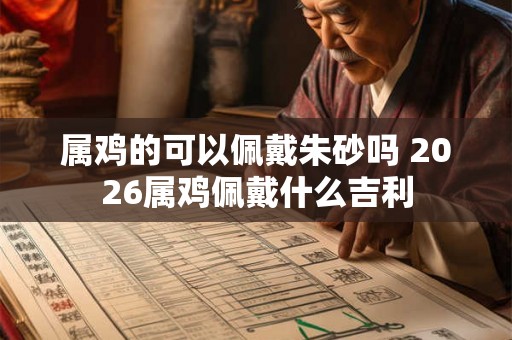 属鸡的可以佩戴朱砂吗 2026属鸡佩戴什么吉利