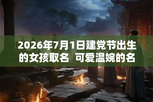 2026年7月1日建党节出生的女孩取名  可爱温婉的名字