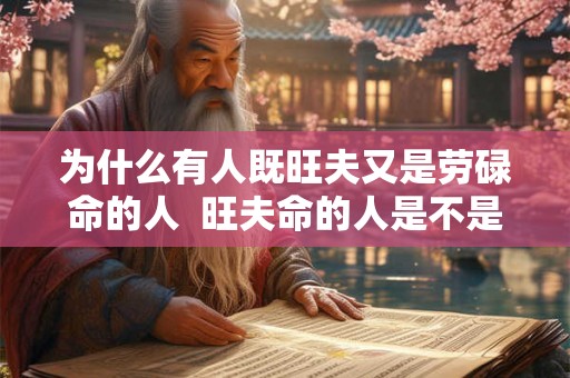 为什么有人既旺夫又是劳碌命的人  旺夫命的人是不是很多