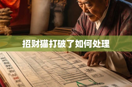 招财猫打破了如何处理 招财猫打破了如何处理
