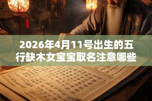 2026年4月11号出生的五行缺木女宝宝取名注意哪些