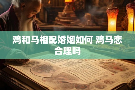 鸡和马相配婚姻如何 鸡马恋合理吗