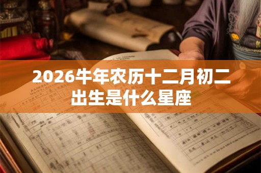2026牛年农历十二月初二出生是什么星座
