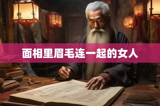 面相里眉毛连一起的女人