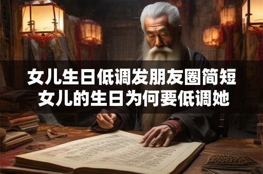 女儿生日低调发朋友圈简短 女儿的生日为何要低调她为什么只发了简短的朋友圈