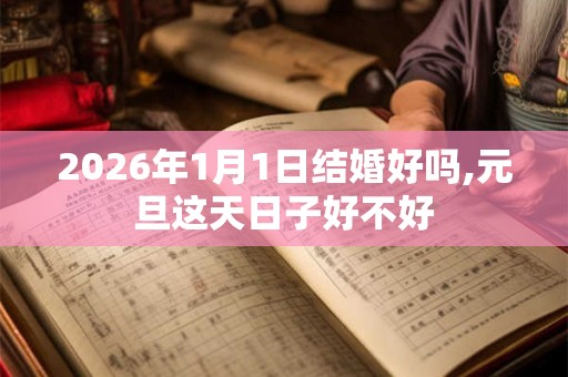 2026年1月1日结婚好吗,元旦这天日子好不好 2026年1月1日结婚好吗,元旦这天日子好不好