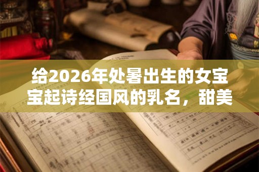 给2026年处暑出生的女宝宝起诗经国风的乳名，甜美极了！！！