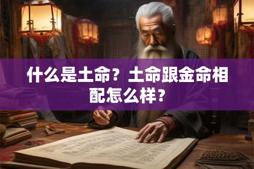 什么是土命？土命跟金命相配怎么样？