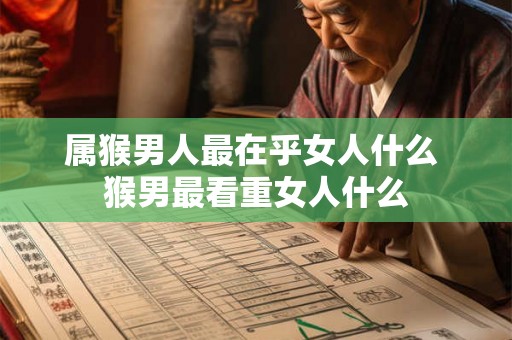 属猴男人最在乎女人什么 猴男最看重女人什么