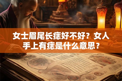 女士眉尾长痣好不好？女人手上有痣是什么意思？
