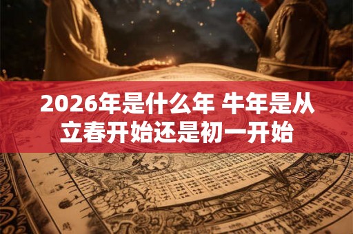 2026年是什么年 牛年是从立春开始还是初一开始