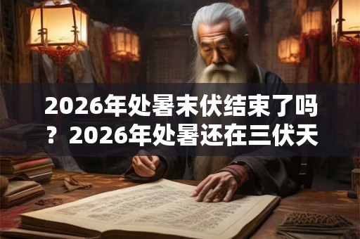 2026年处暑末伏结束了吗？2026年处暑还在三伏天吗？