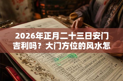 2026年正月二十三日安门吉利吗？大门方位的风水怎么看？