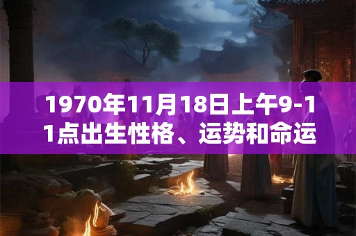 1970年11月18日上午9-11点出生性格、运势和命运