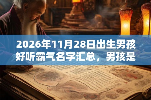 2026年11月28日出生男孩好听霸气名字汇总，男孩是富贵命吗？