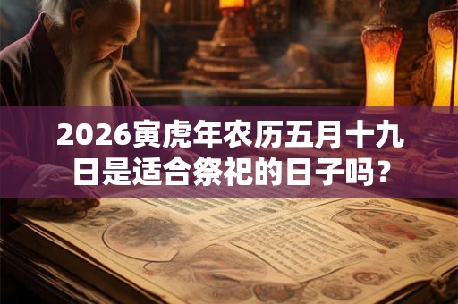 2026寅虎年农历五月十九日是适合祭祀的日子吗? 2026寅虎年农历五月十九日是适合祭祀的日子吗?