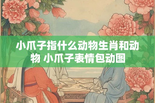 小爪子指什么动物生肖和动物 小爪子表情包动图