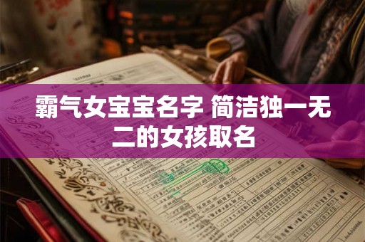 霸气女宝宝名字 简洁独一无二的女孩取名