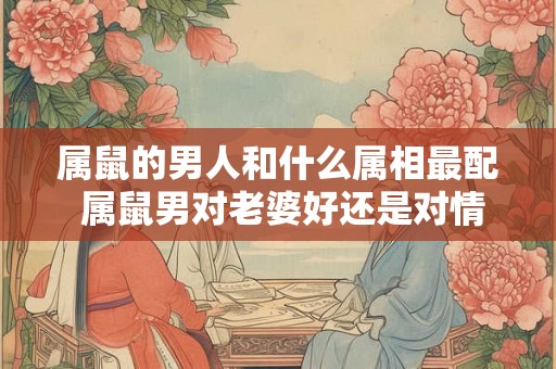 属鼠的男人和什么属相最配 属鼠男对老婆好还是对情人好