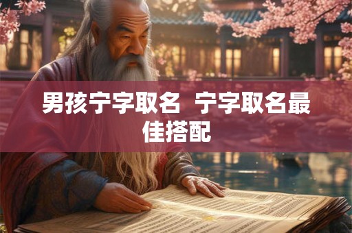 男孩宁字取名  宁字取名最佳搭配