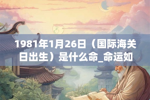 1981年1月26日（国际海关日出生）是什么命_命运如何
