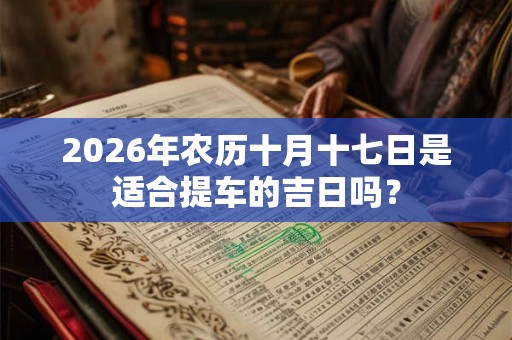 2026年农历十月十七日是适合提车的吉日吗? 2026年农历十月十七日是适合提车的吉日吗?