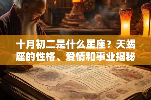 十月初二是什么星座？天蝎座的性格、爱情和事业揭秘