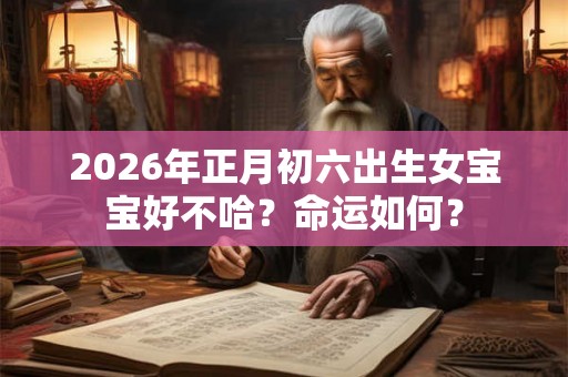 2026年正月初六出生女宝宝好不哈?命运如何? 2026年正月初六出生女宝宝好不哈?命运如何?