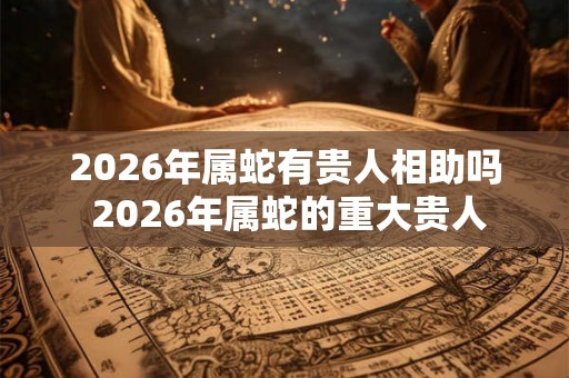 2026年属蛇有贵人相助吗 2026年属蛇的重大贵人